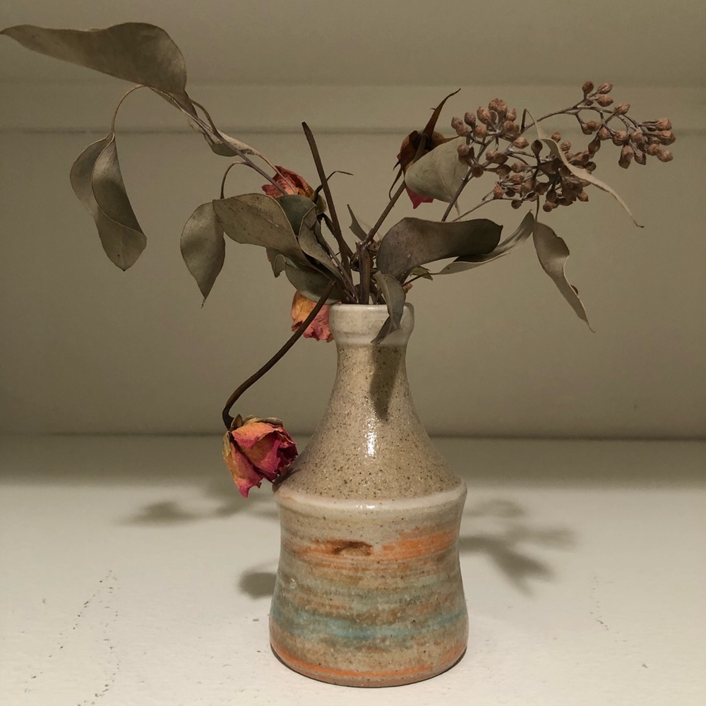 Vintage mid century modern bud vase